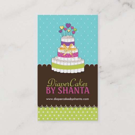 Customizable Custom - Diaper Cakes Business Cards