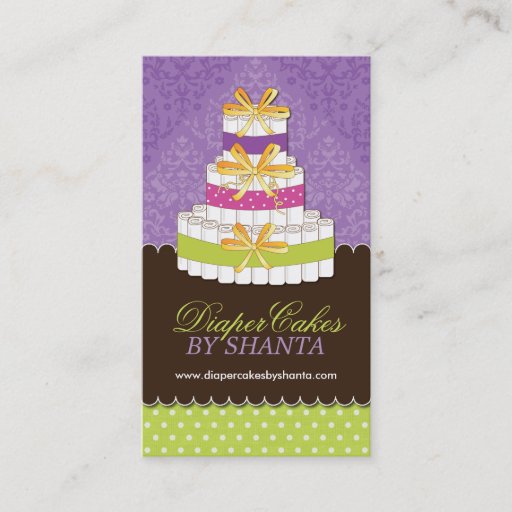Customizable Custom - Diaper Cakes Business Cards