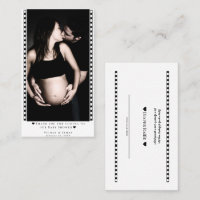 Custom Diaper Raffle Baby Shower Photo Prize Cards