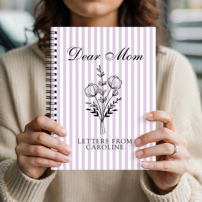 Custom diary for mom: love and gratitude letters notebook (daily journal gift for mom, mom reflection journal gift, custom gratitude diary mom gift,)