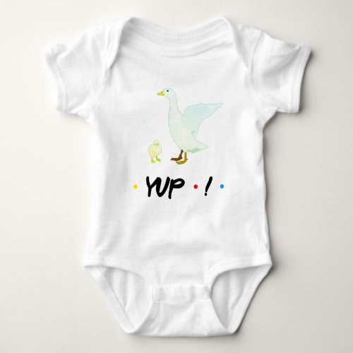 Custom  DID WE JUST BECOME BEST FRIENDS  YUP   Baby Bodysuit
