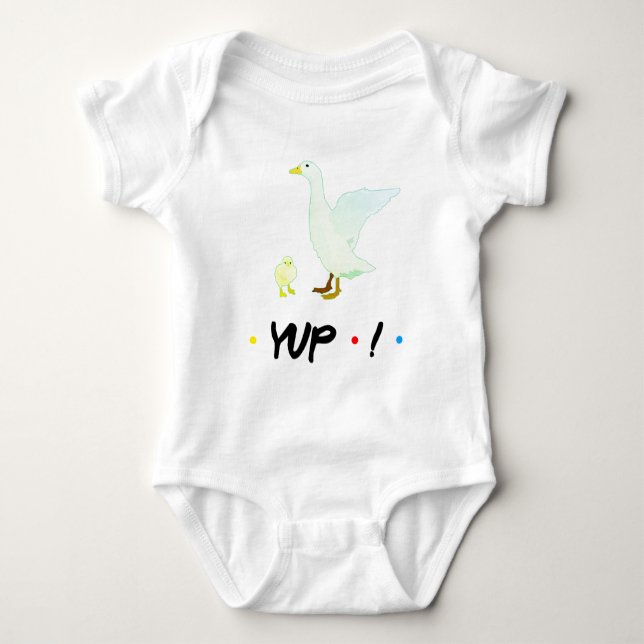 Custom ♥ DID WE JUST BECOME BEST FRIENDS ♥ YUP !  Baby Bodysuit (Front)