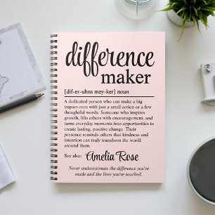 Custom Difference Maker Definition Appreciation Notebook