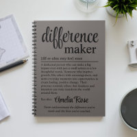 Custom Difference Maker Definition Thank You
