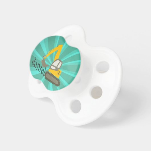 Custom Digger Binky Pacifier (Front Right)