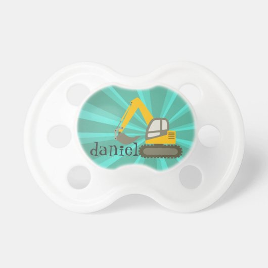 Custom Digger Binky Pacifier (Front)