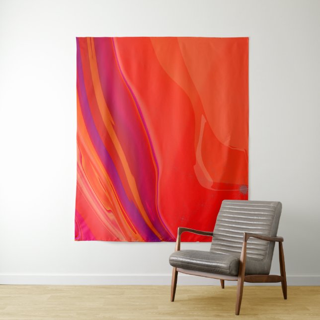 Custom Digital Art Wall Tapestry (In Situ)