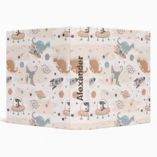 Custom Dinosaur 3 Ring Binder