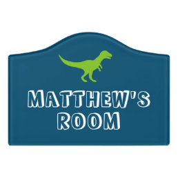 Custom dinosaur door sign for kid&#39;s bedroom