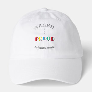 Custom Disability Pride Awareness Advocate Hat
