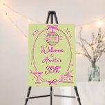 Custom Disco 30th Birthday Welcome Sign<br><div class="desc">Celebrate a milestone in style with this custom disco-themed welcome sign for a 30th birthday party. Featuring a chic martini glass, cake, and a dazzling disco ball, this poster adds a fun and personalized touch to any celebration. Customize the name and age to make the birthday truly unique. Perfect for...</div>