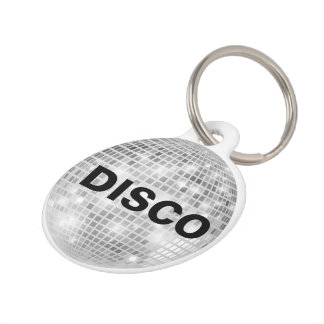 Custom Disco Ball Dog Tag