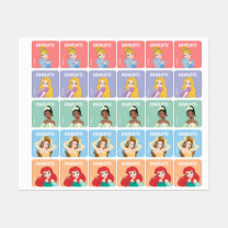 Custom Disney Princesess   Back to School Labels