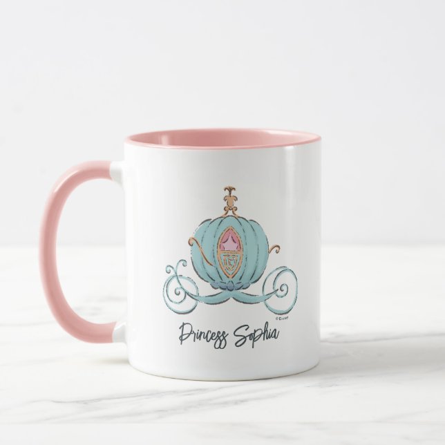 Custom Disney Princess Cinderella Carriage Mug (Left)