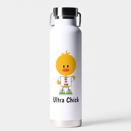 Custom Distance Ultramarathon Ultra Chick Water Bottle