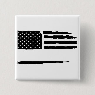 Custom Distressed Flag Button