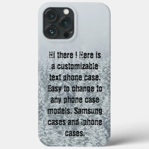 Custom DIY text and image create your own cute iPhone 13 Pro Max Case