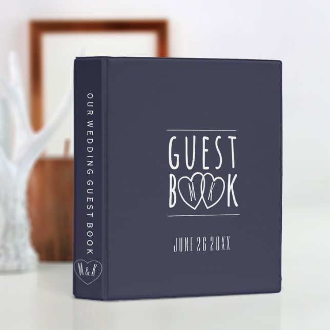 Custom DIY Wedding Guest Book Album Mini Binder (Creator Uploaded)