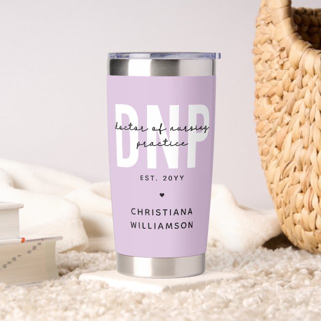Custom DNP Doctor of Nursing Practice Graduation  Insulated Tumbler (Living Room)