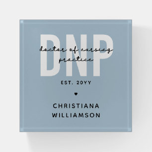 Custom DNP Doctor of Nursing Practice Graduation Paperweight