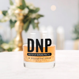 Custom DNP Doctor of Nursing Practice Graduation Whiskey Glass
