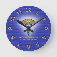 Custom Doctor Medical Clinic Clock