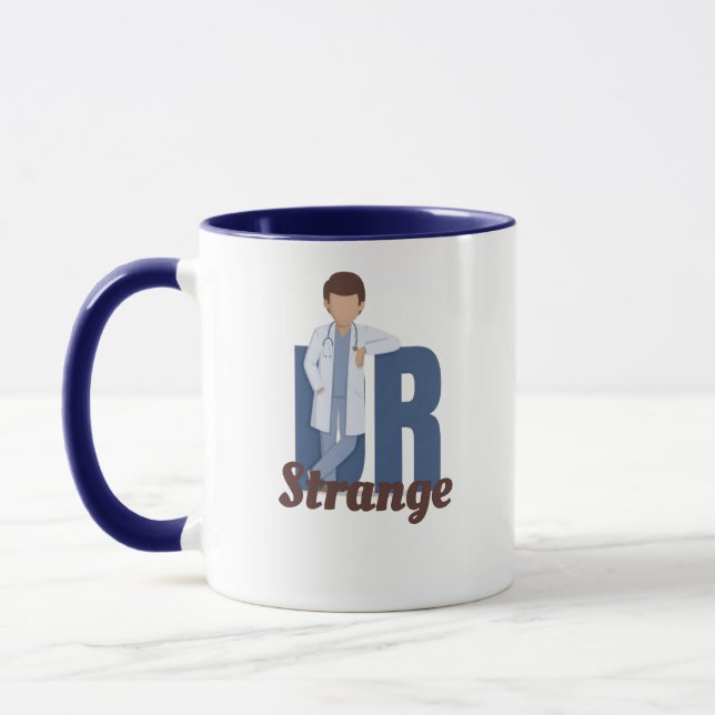 Custom Doctor Name Mug – Personalized DR gift (Left)
