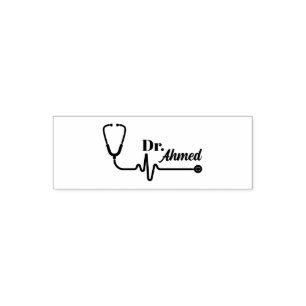 Custom Doctor Stethoscope Rubber Stamp