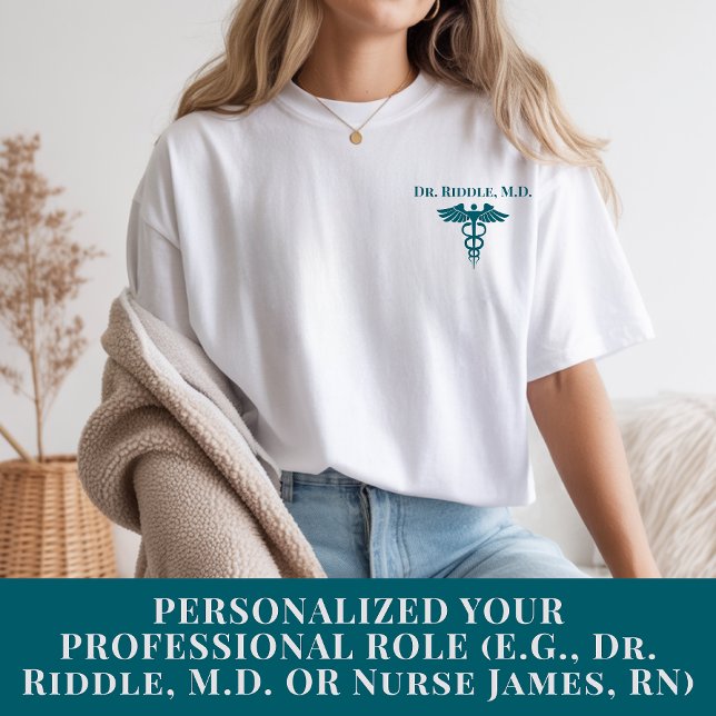 Custom Doctor T-Shirt Gift for Nurses and Doctors (Nurse Graduation Gift Personalized Medical T-Shirt, Custom Medical T-Shirt Doctor Nurse Gift Idea)