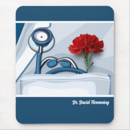 Custom Doctor&#39;s Name Gift Mouse Pad