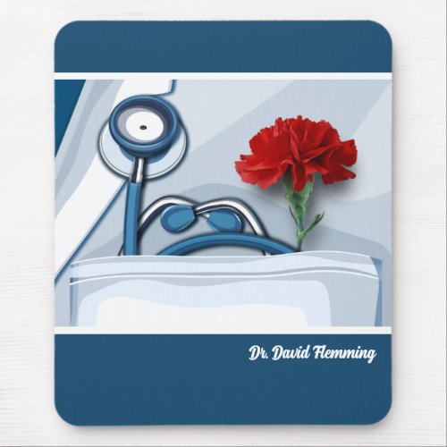 Custom Doctors Name Gift Mouse Pad