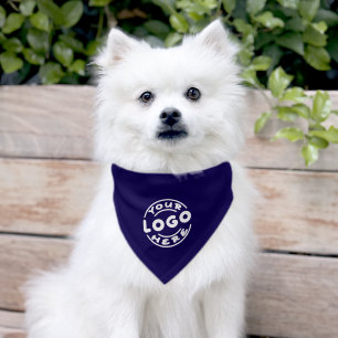 Custom Dog Bandana - Personalized Pet Logo Design Collar