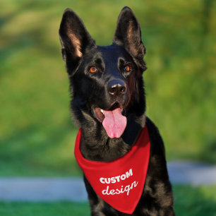 Custom Dog Bandanas, Create Your Own Pet Accessory Bandana Collar