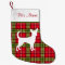Custom Dog Breed Red & Green Plaid
