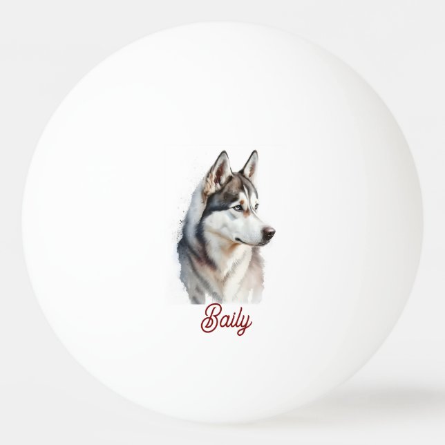 Custom Dog Face Funny  Party Personalized  Ping Pong Ball (Front)