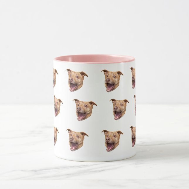 Custom Dog Face Mug | Personalized Pet Mug (Center)