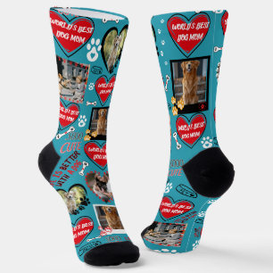 Custom Dog Face Socks, Personalized Dog Photo Socks