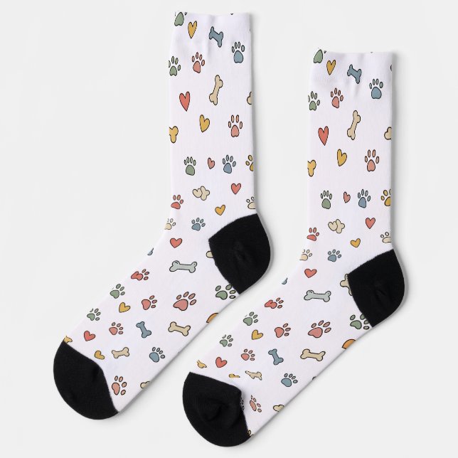 Custom Dog Face Socks Personalized Photo (Left)