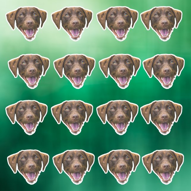 Custom Dog Face Sticker, Dog Lover Gifts, Dog Mom Sticker (Creator Uploaded)