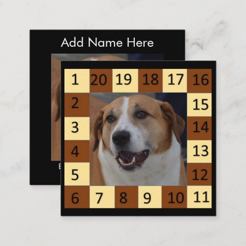 Custom Dog Good Behavior Managment Card