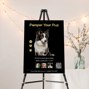 Custom Dog Grooming Foam Board