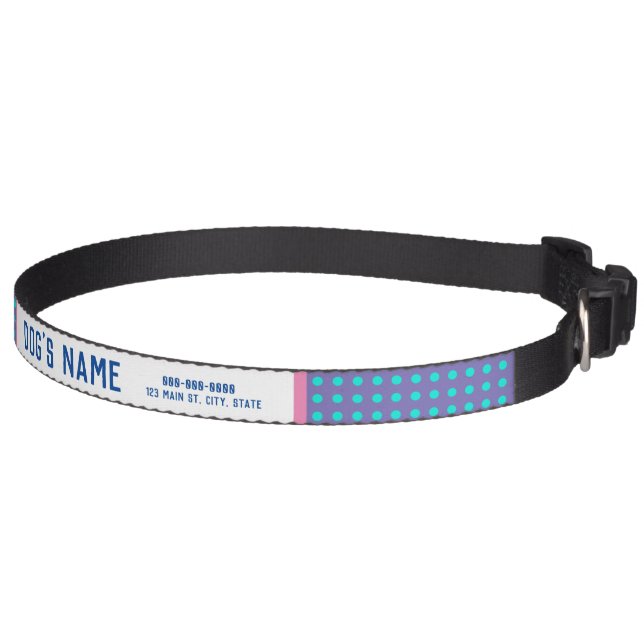 Custom Dog ID Collars - Personalized Dog Collars (Right)
