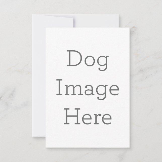 3.5" x 5" Flat Thank You Card (Front)