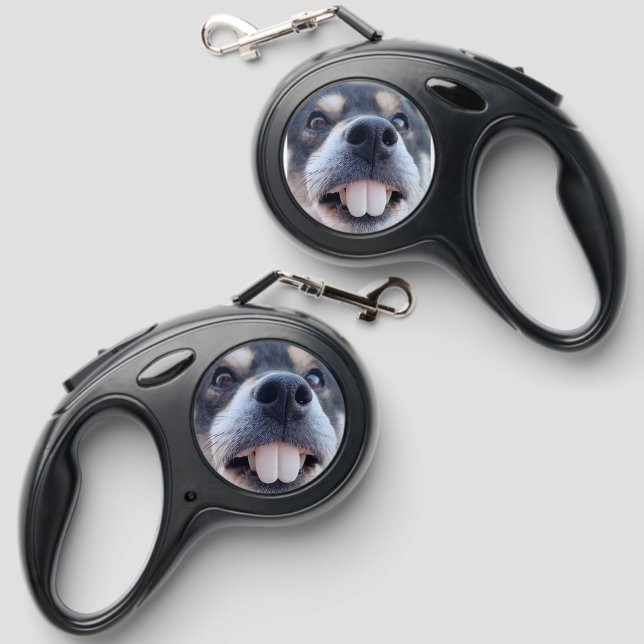Custom Dog Leash – Personalized with Adorable Dog  (Front & Back)