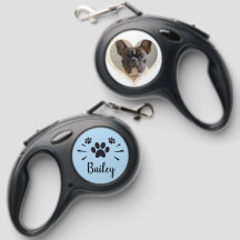 Custom Dog Leash with Photo & Name - Personalized