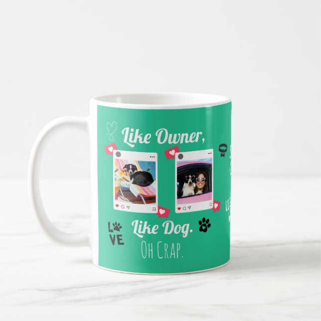 Custom Dog Lover Mug | Personalized Pet Photo Gift (Left)