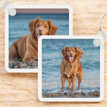 Custom Dog Lover Personalized Pet Photo Keychain<br><div class="desc">Take your furry friend with you everywhere with this Custom Dog Lover Personalized Pet Photo Keychain. Upload your favorite photo of your dog to create a one-of-a-kind keepsake that’s perfect for keys, bags, or gifting. Whether it's a joyful snapshot, a puppy picture, or a beloved memory, this keychain turns your...</div>
