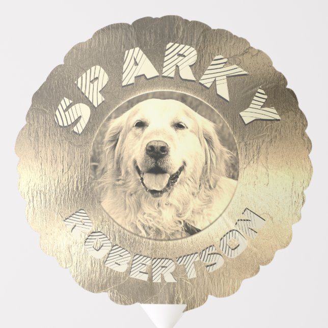 Custom Dog Memorial Balloon (Front)