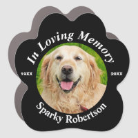 Custom Dog Memorial Car Magnet