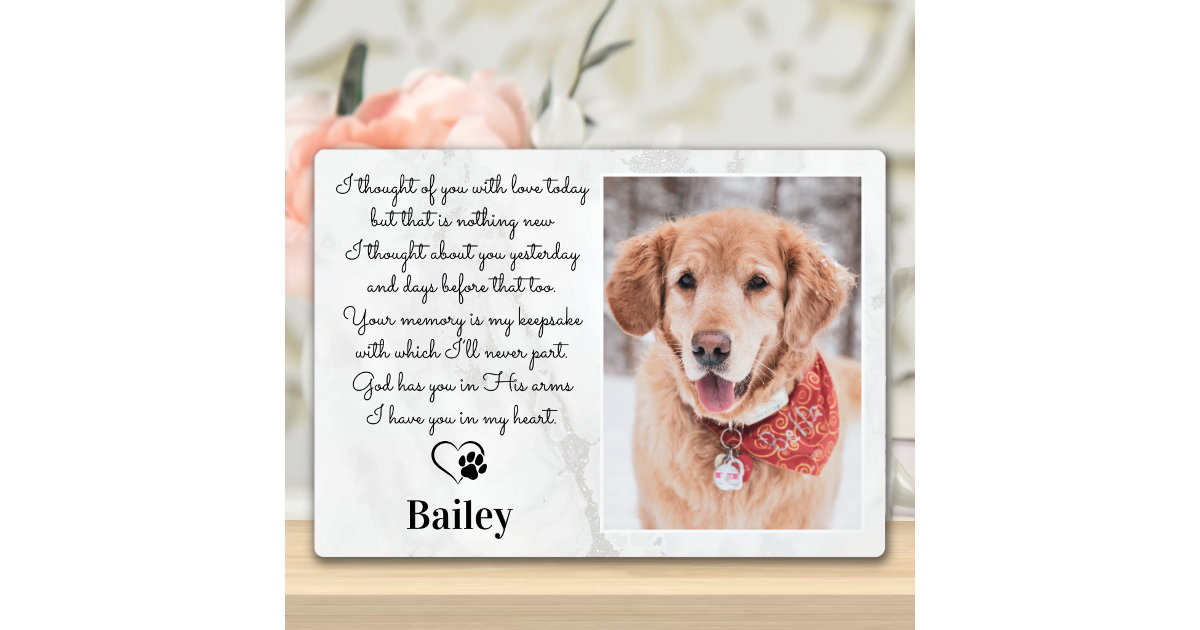 Unique Pet Memorial Gifts Sayings For Loss Of Pet Dog Lover Gifts